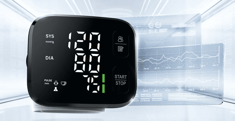 Imagen de un tensiómetro de última generación para medir presión arterial.